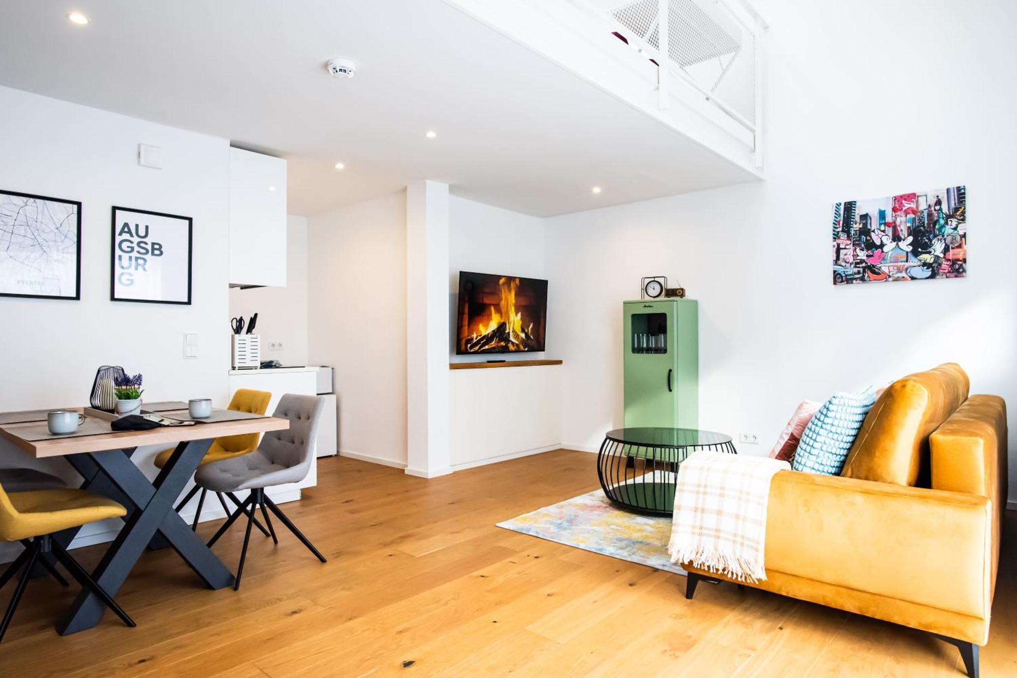 Loftartige Wohnung In Augsburg-Pfersee Extérieur photo