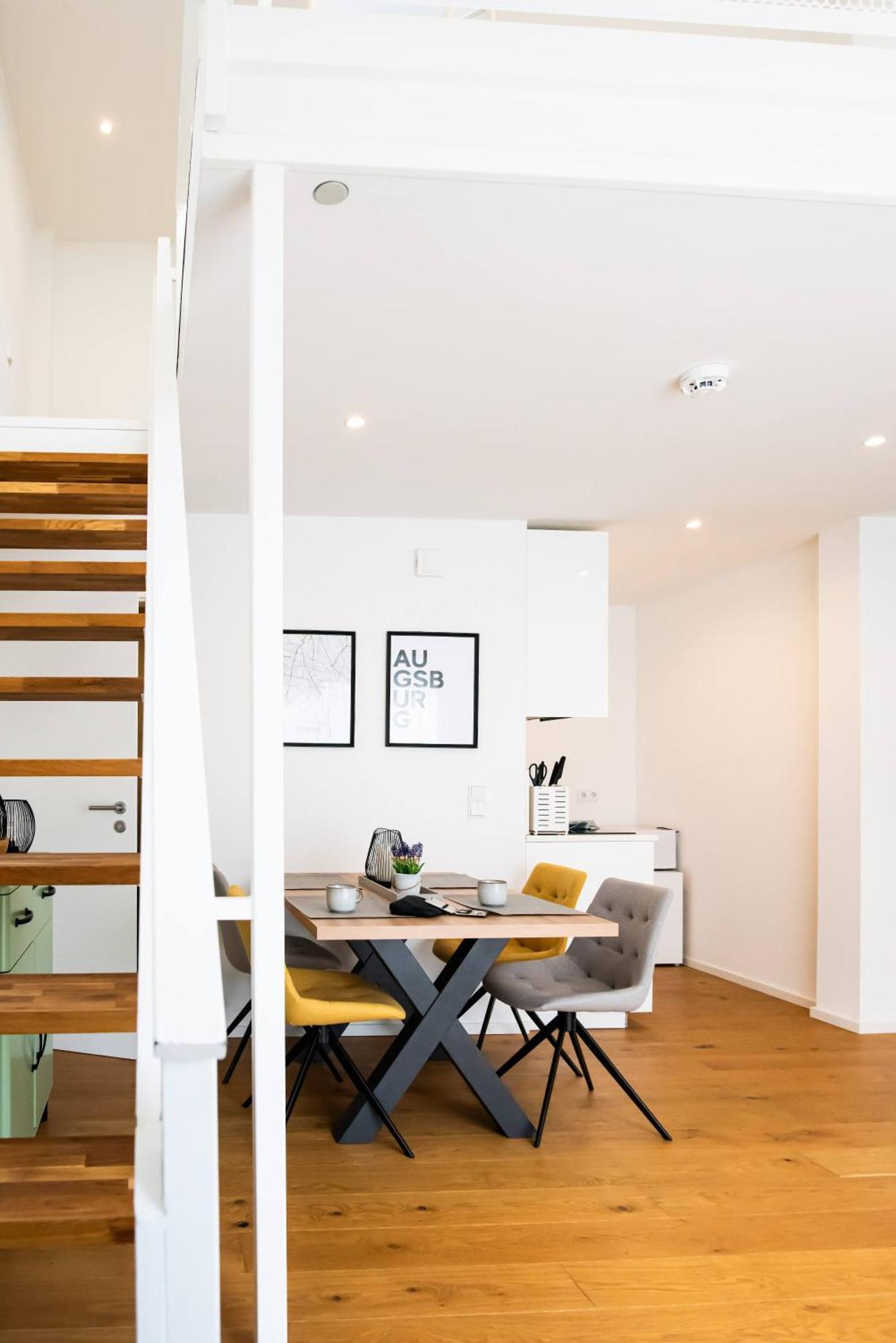 Loftartige Wohnung In Augsburg-Pfersee Extérieur photo